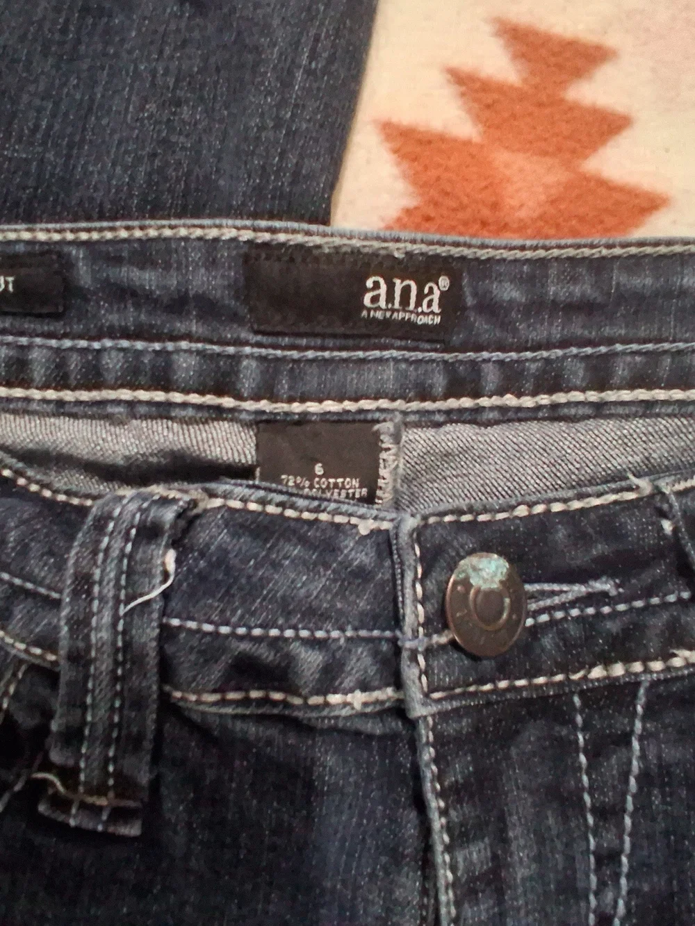 Women’s Boot Cut Jeans in Dark Blue Wash
